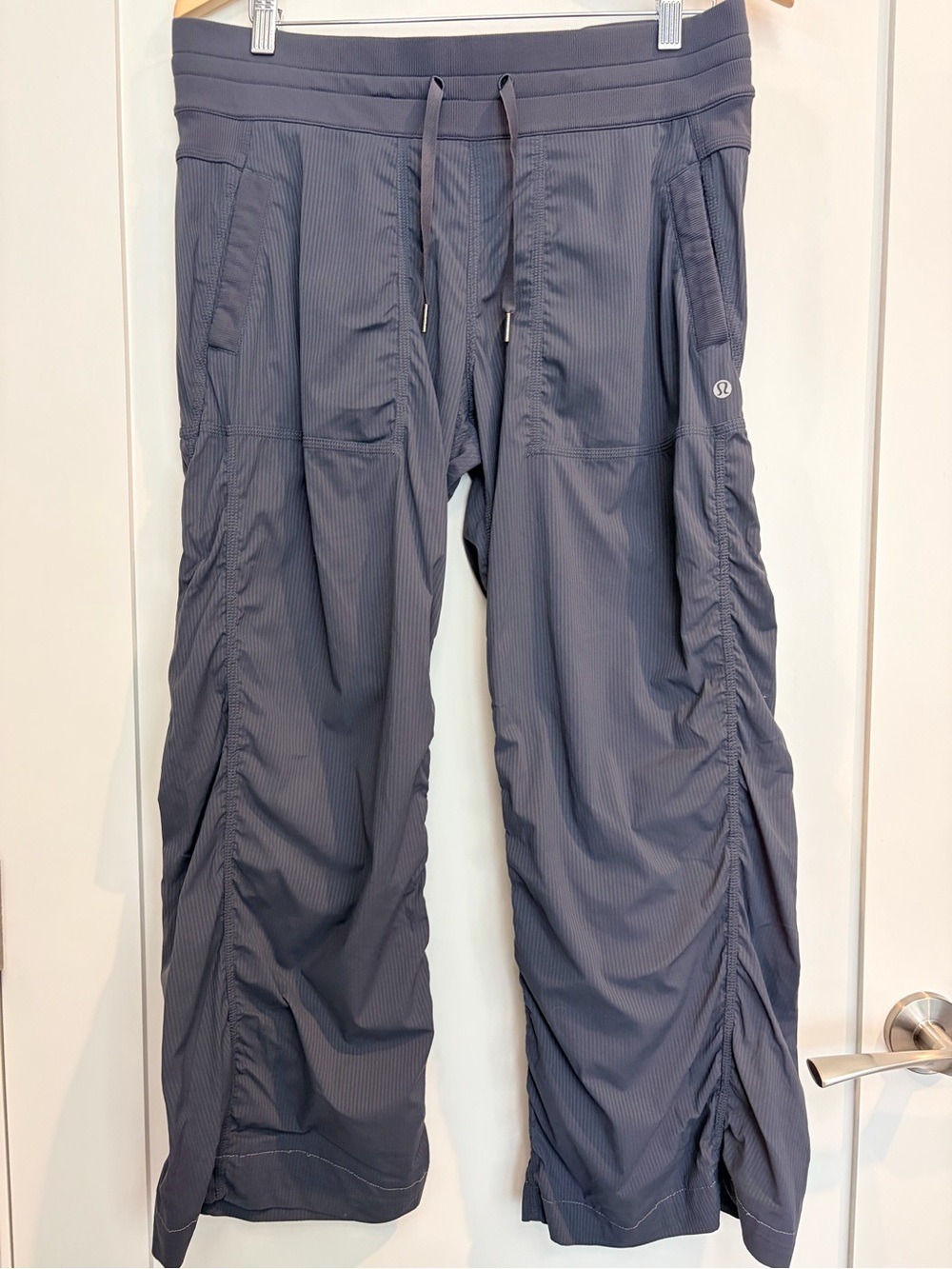 Lululemon Studio Dance Pant Ruched Gray Size 10